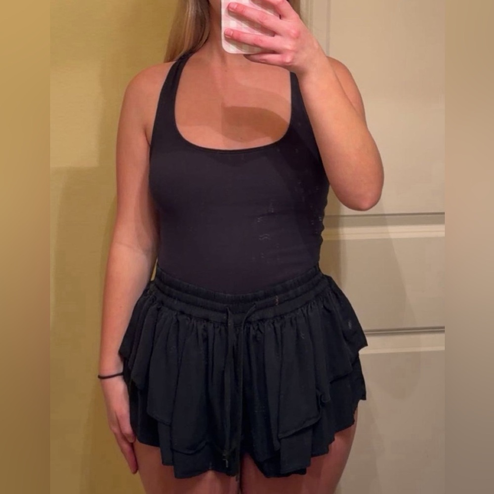 Free people movement black romper